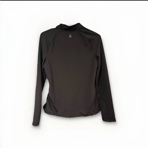 Spyder Black women’s 1/2 Zip Pullover, Small - Picture 4 of 5